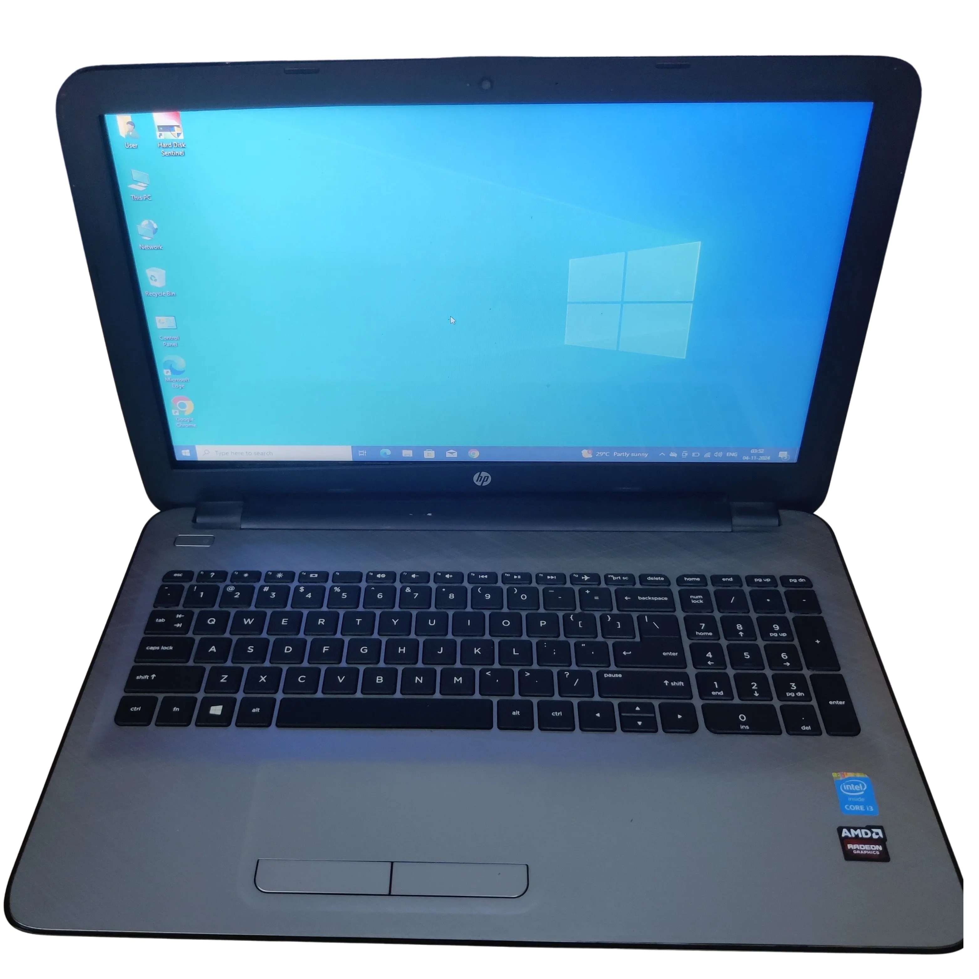 Used HP Notebook 15.6" Intel Core i3 5th Gen 500GB HDD 8GB RAM With AMD Radeon 2GB Silver Laptop