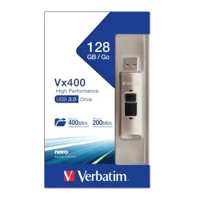 Verbatim Store-N-Go Vx400 Solid State Drive Usb 3.0 128Gb Metal