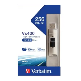 Verbatim Store-N-Go Vx400 Solid State Drive Usb 3.0 256Gb Metal