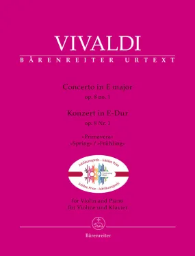 Vivaldi - Concerto for Violin in E Major, Op. 8 No. 1 "Spring" - Violin and Piano